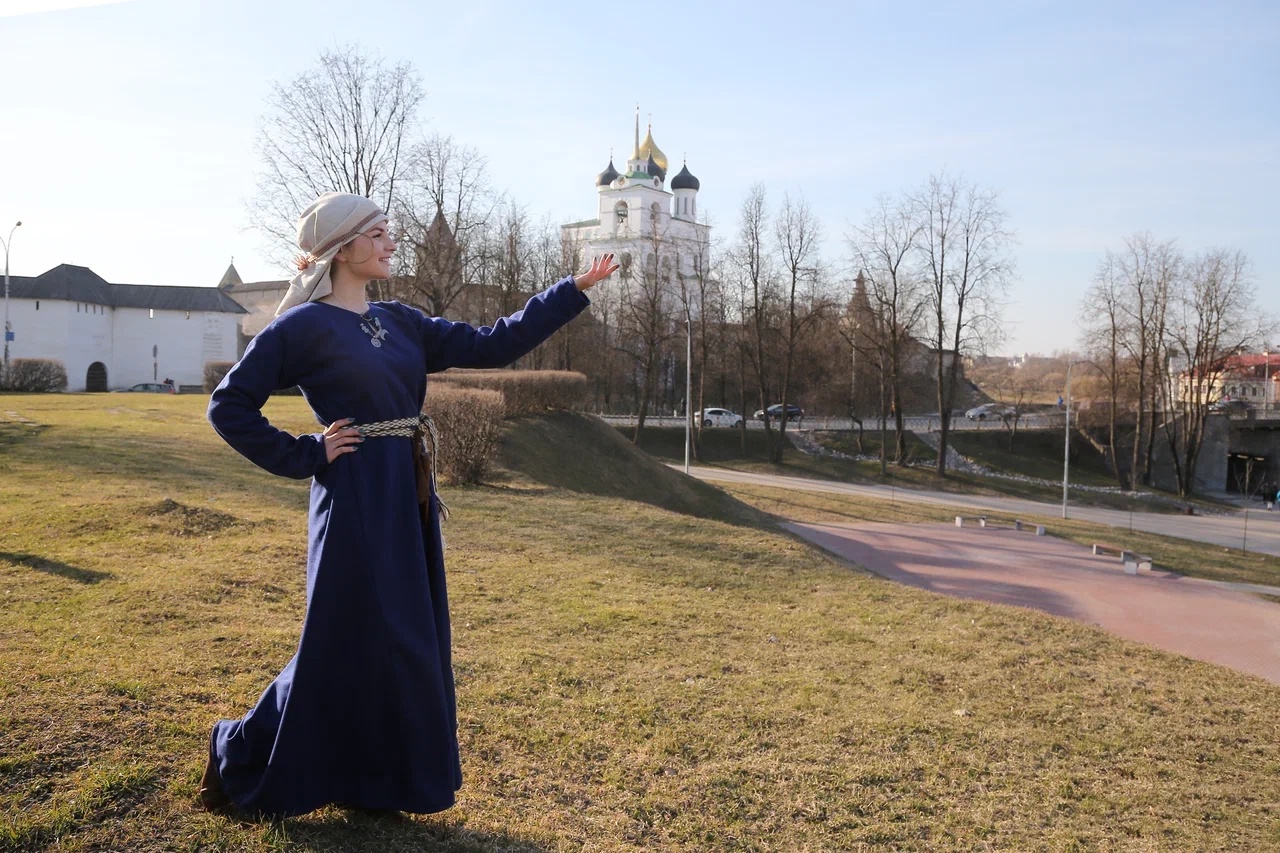 Жители Пскова Фотография псковички